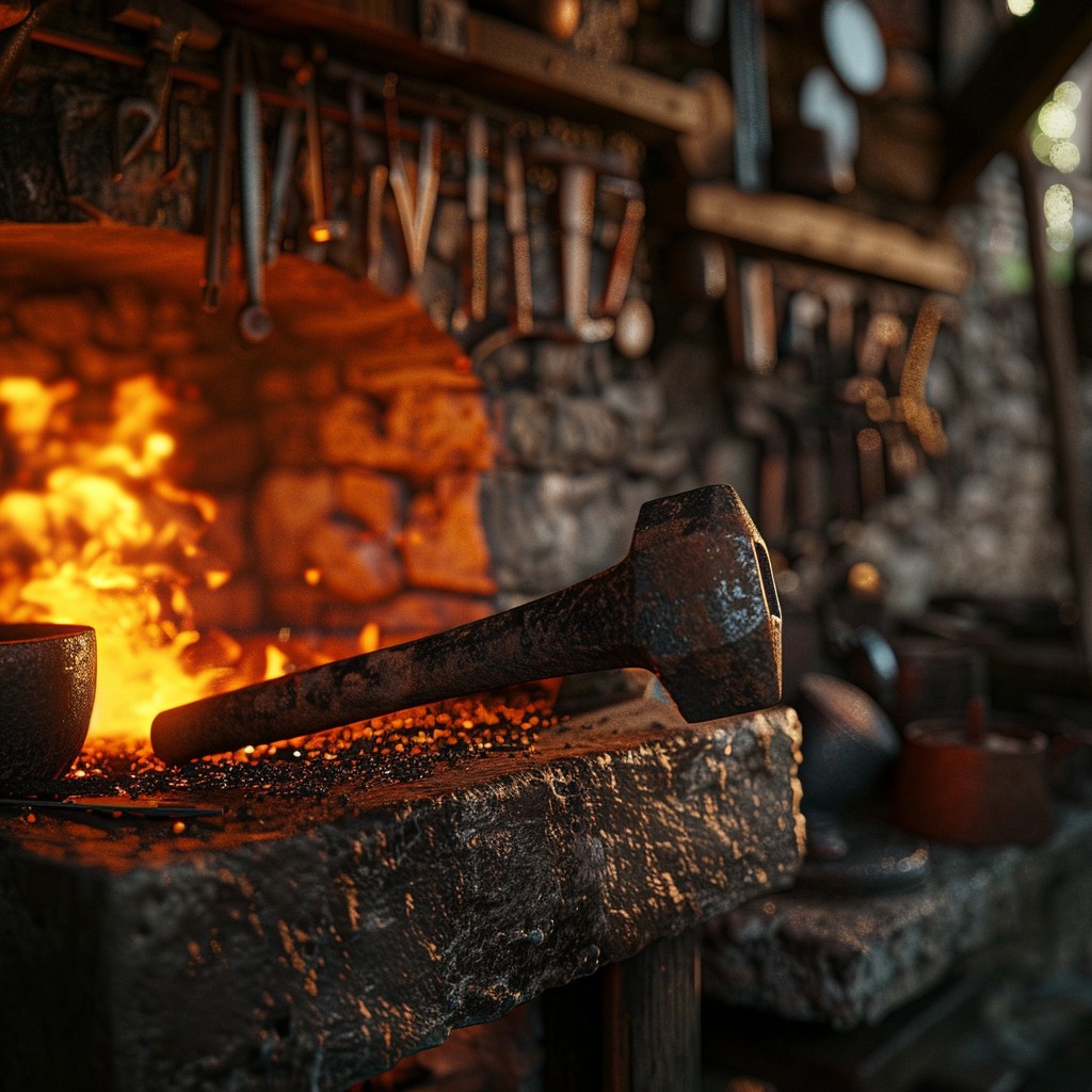 Credit: StockCake Fiery Forge
